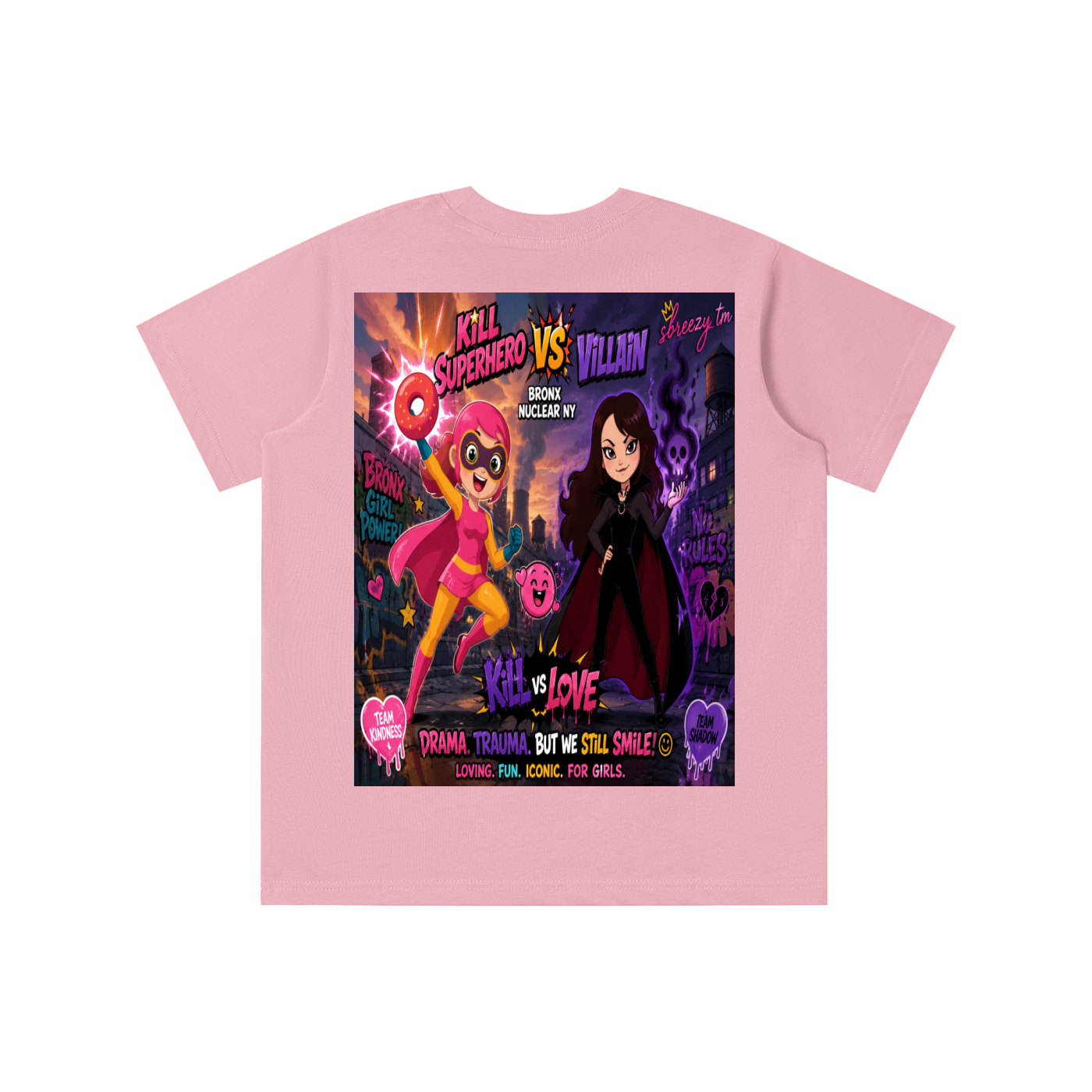Bx girls superhero Kids' T-shirt