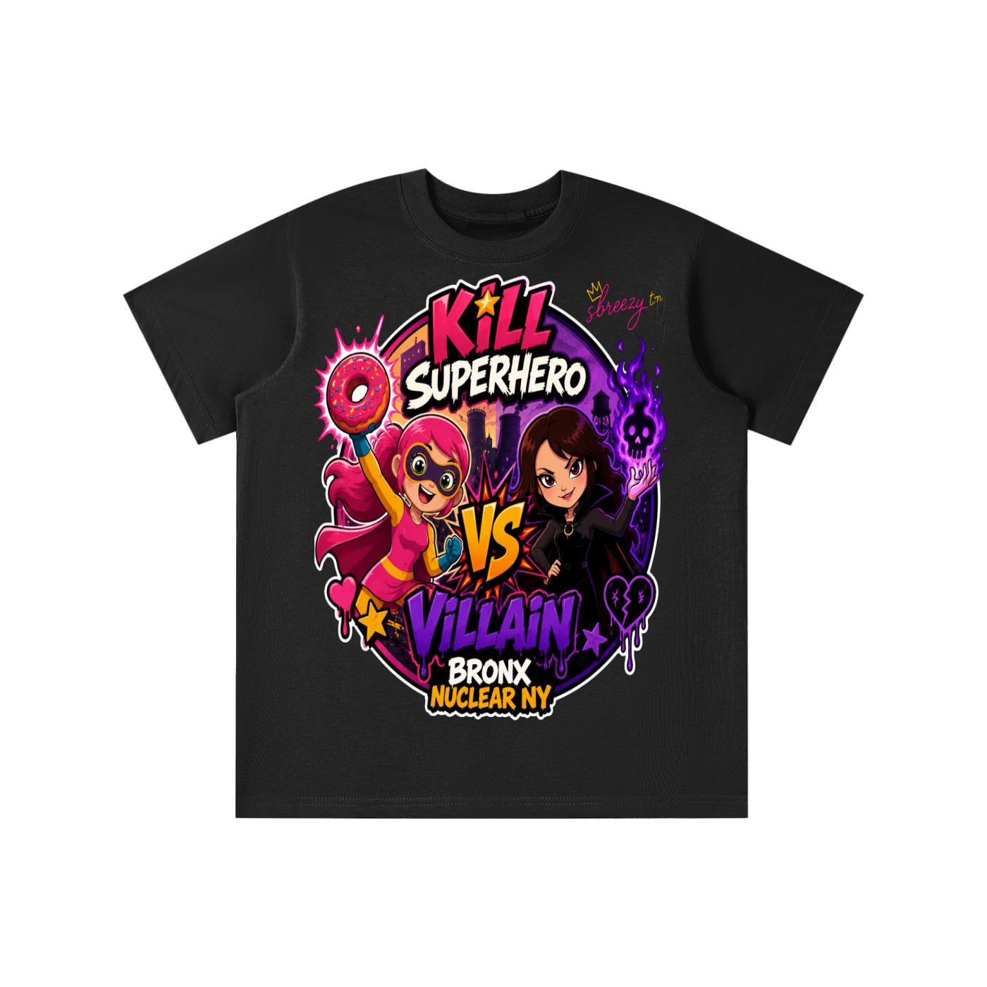 Bx girls superhero Kids' T-shirt