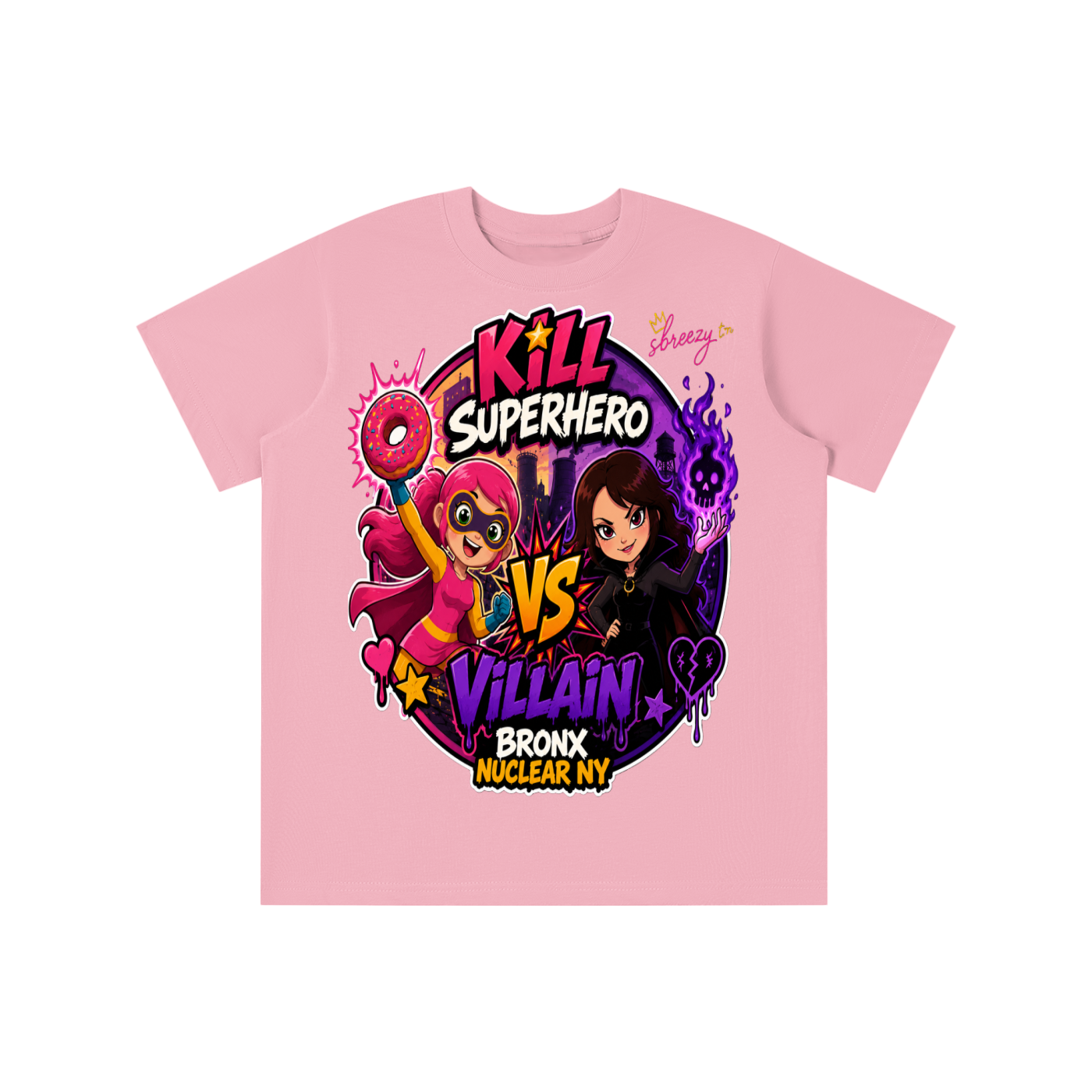 Bx girls superhero Kids' T-shirt
